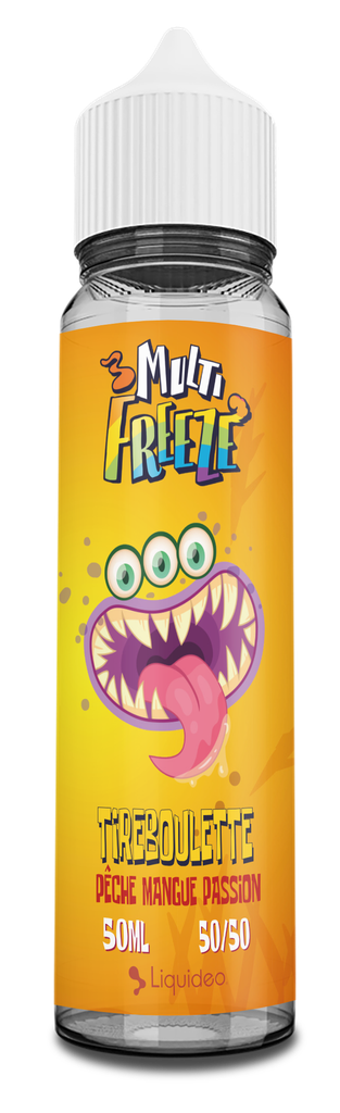 🍑 Tireboulette – Liquideo MultiFreeze | Pêche, mangue & passion givrés – 50 ml sans nicotine main image 1